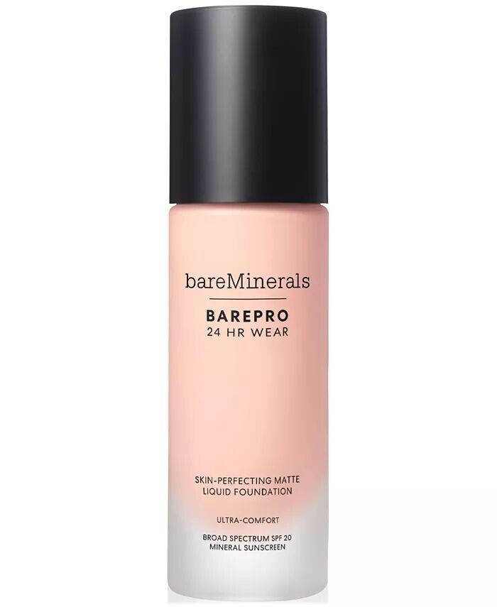 

BAREPRO 24-часовая матовая жидкая тональная основа SPF 20 Bareminerals, цвет Deep 51 Warm