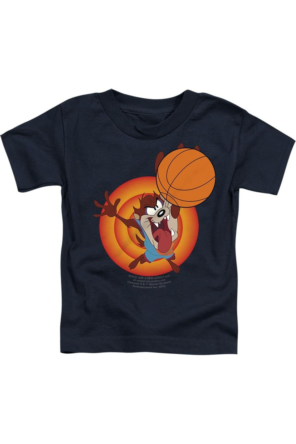 

Футболка для малышей Space Jam 2 с Таазом Gildan, темно-синий
