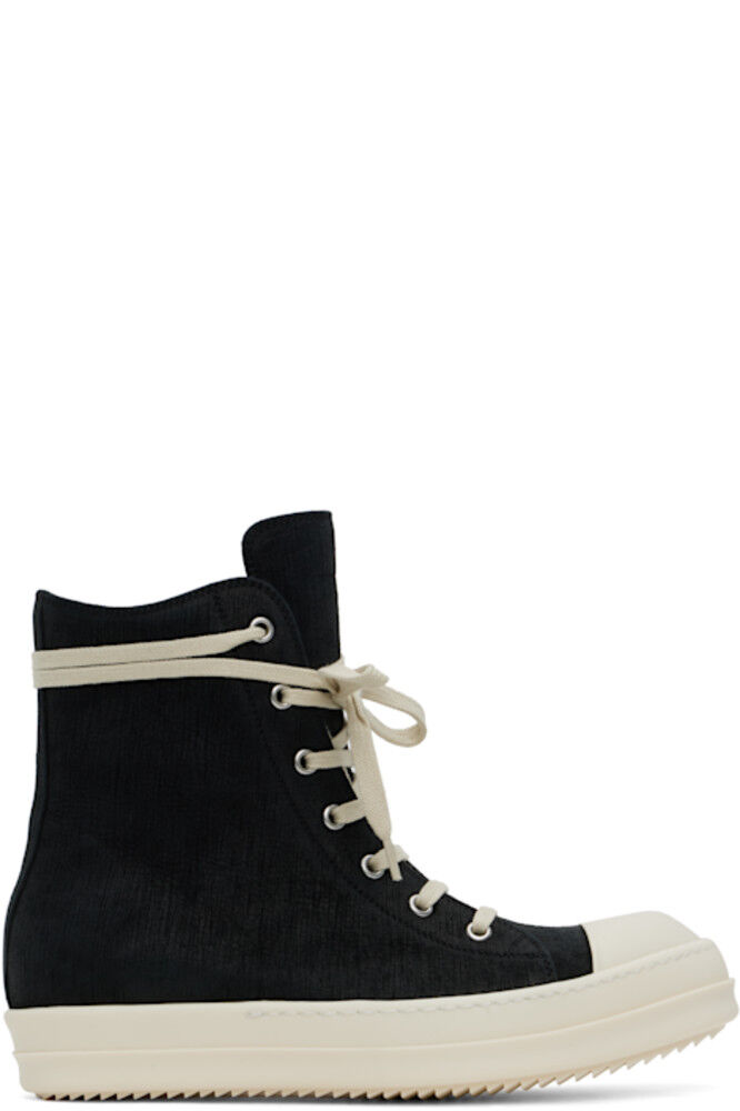 

Черные кроссовки Hollywood Bull Leather Rick Owens