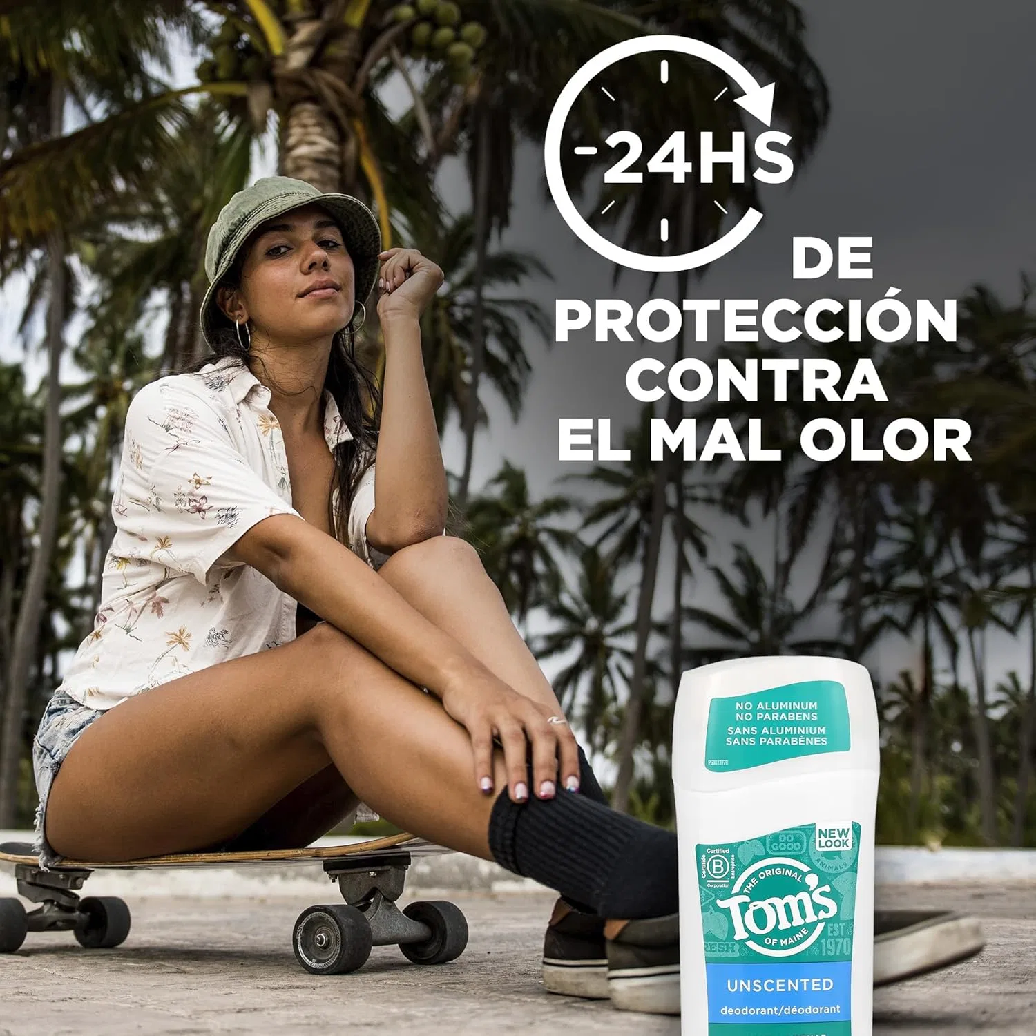 Дезодорант-стик Tom's of Maine Long Lasting Neutral, 64 г Palmolive Optims — фото 3