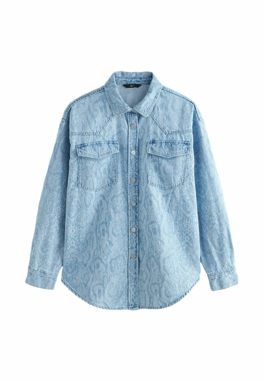 

Блуза Next LOOSE FIT DENIM, Snake/Light-Blue Denim