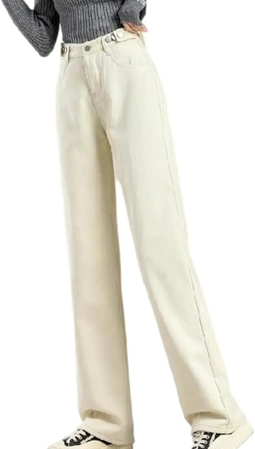 Джинсы свободного кроя, Wide Leg, джинсовые, 2