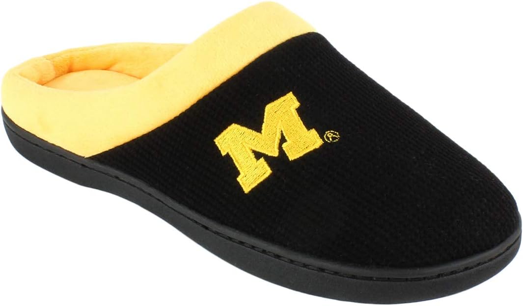 

Удобные тапочки Comfy Feet Everything Comfy NCAA, 8.5-10 Women/7.5-9 Men Michigan Wolverines