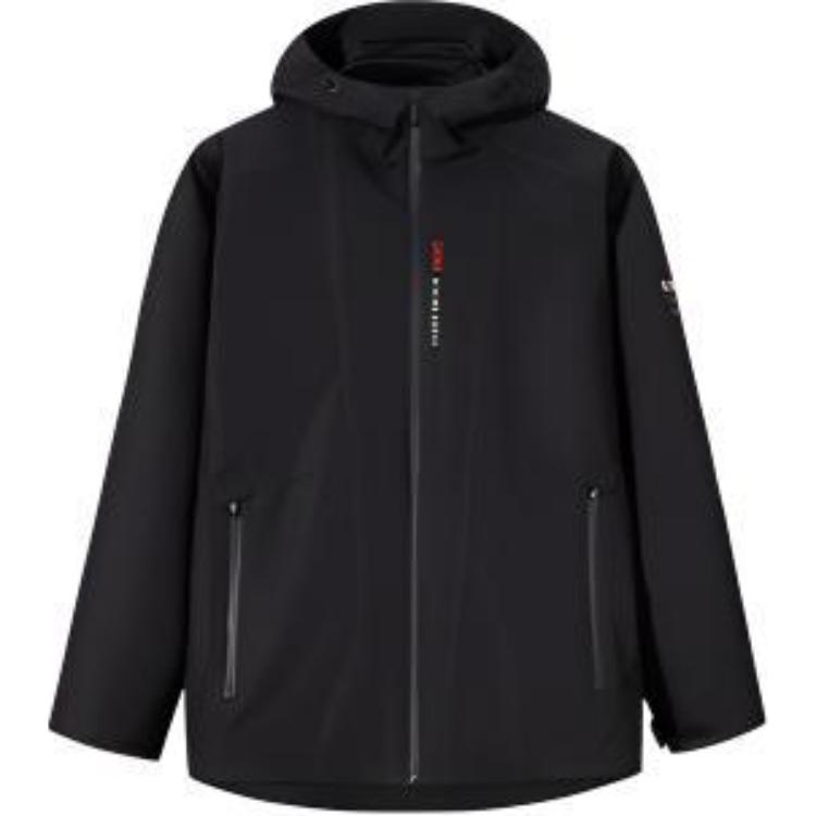 

ANTA Ветровка мужская водоотталкивающая черная базовая, Basic Black