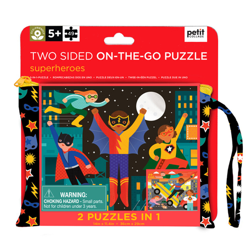 

Настольная игра Two Sided On-The-Go Puzzle Superheroes