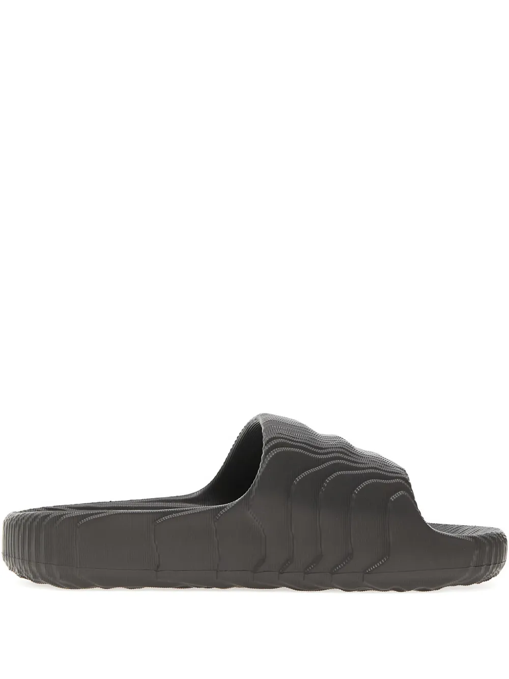 

Фактурные шлёпанцы Adilette 22 Adidas, серый