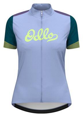 

Женская велосипедная майка с короткими рукавами Odlo Heritage Essentials, синяя/мульти