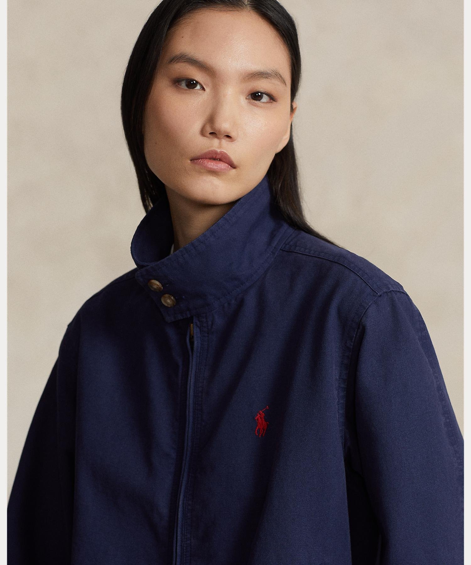 Куртка из хлопчатобумажной парусины Polo Ralph Lauren, 410 Navy — фото 4