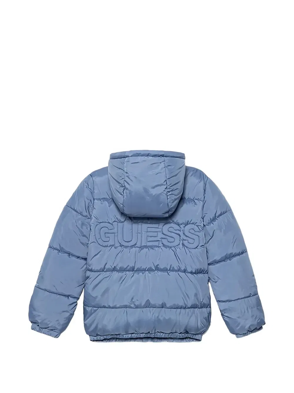 Куртка на молнии с капюшоном GUESS Kids, синий — фото 2