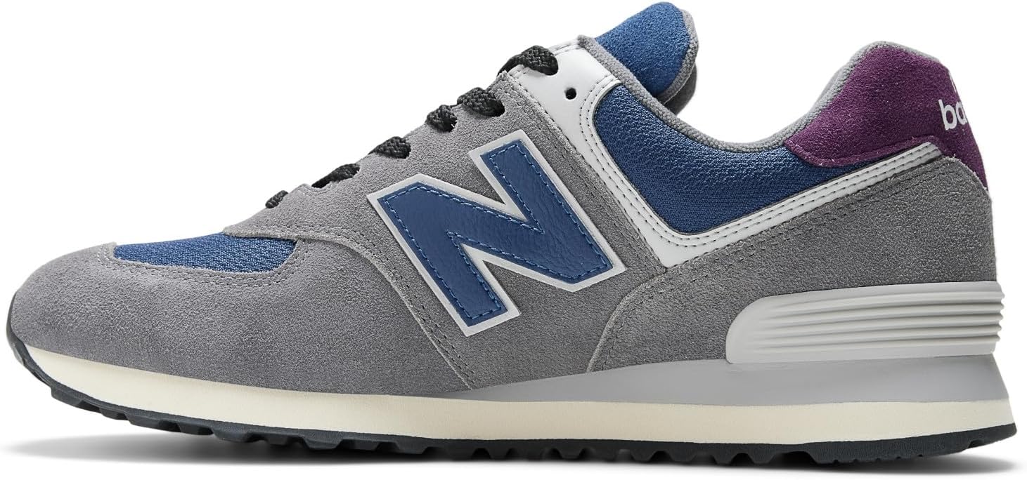 Кроссовки New Balance Unisex-Adult 574 V2, синий/серый — фото 4