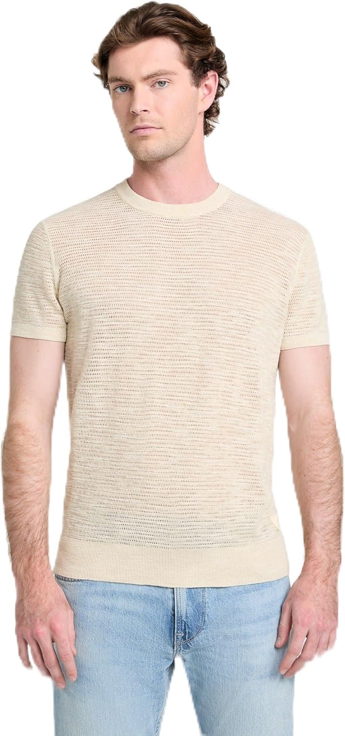 

Мужской эко-свитер с коротким рукавом Goodwin от GUESS, Quicksand