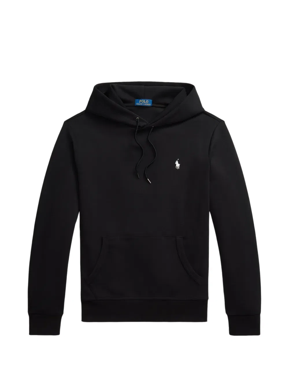 Толстовка с капюшоном на шнуровке и вышитым логотипом Polo Ralph Lauren, черный