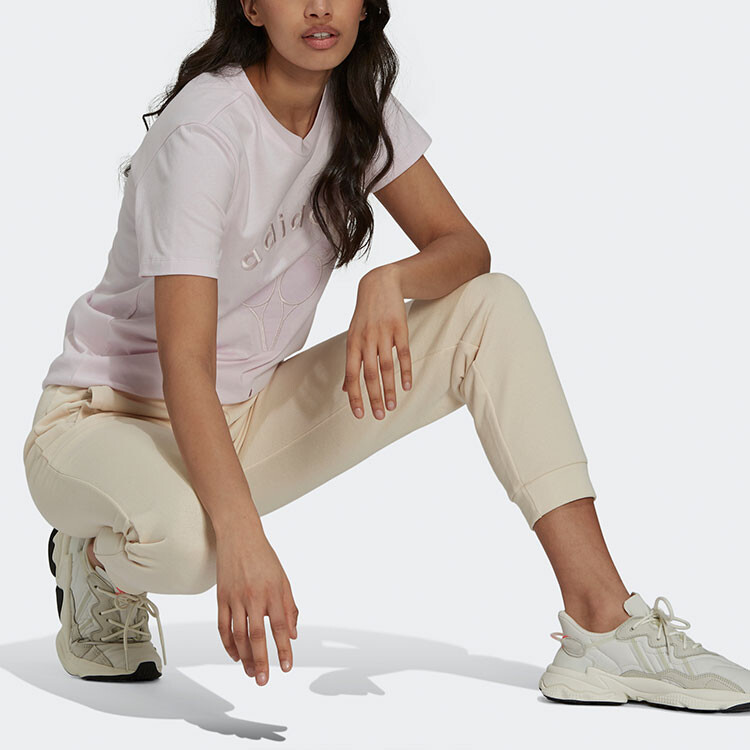 Футболка женская кристально-фиолетовая Adidas Originals — фото 4