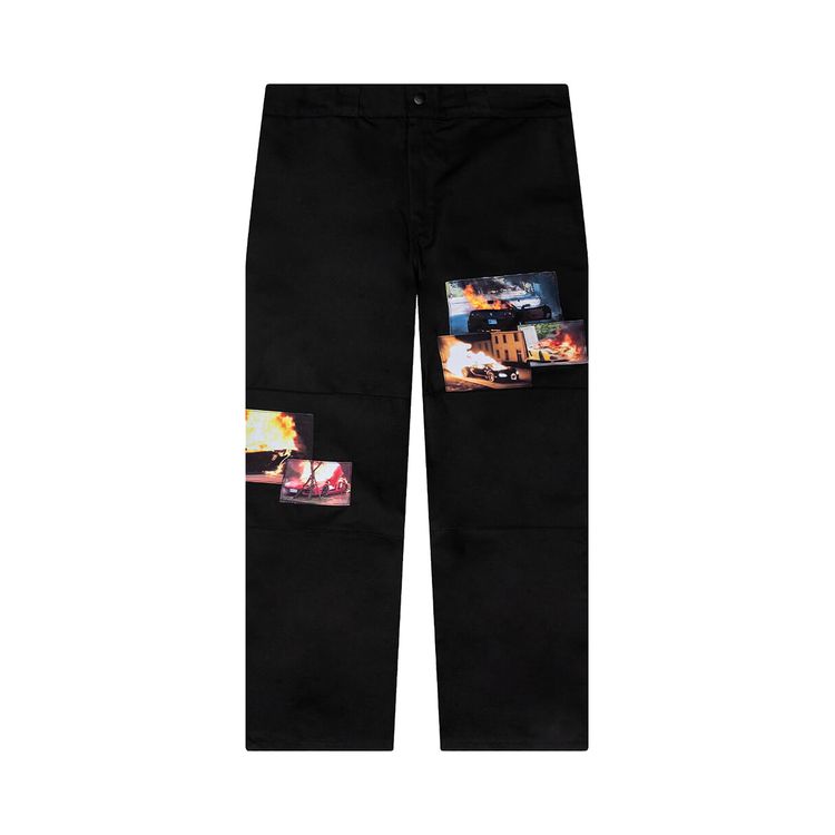 

Брюки Anti Social Social Club Burnout Work Pant 'Black', черный