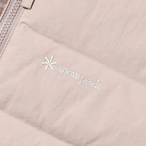 Детская лёгкая пуховая куртка Land светло-розового цвета от Snowpeak Apparel Kids — фото 4
