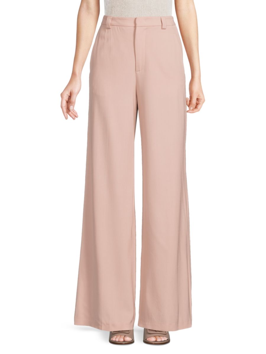 

Однотонные брюки REDValentino, цвет New Rose