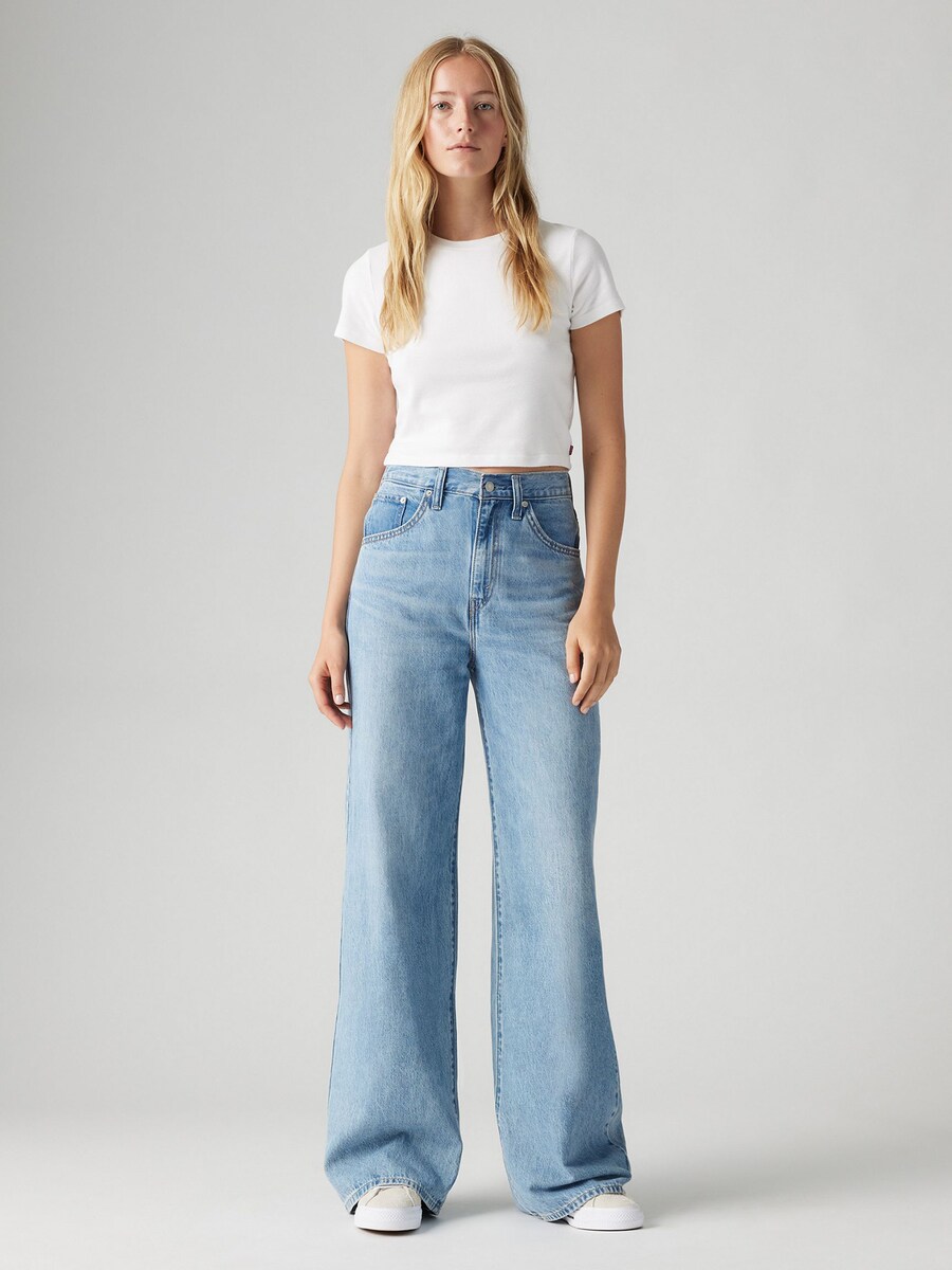 Мешковатые джинсы LEVI'S  Cinch Baggy, светло-голубой — фото 4