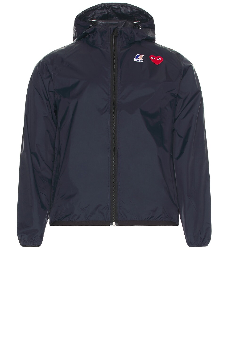 

Толстовка K-Way на молнии во всю длину Comme Des Garcons Play, темно-синий