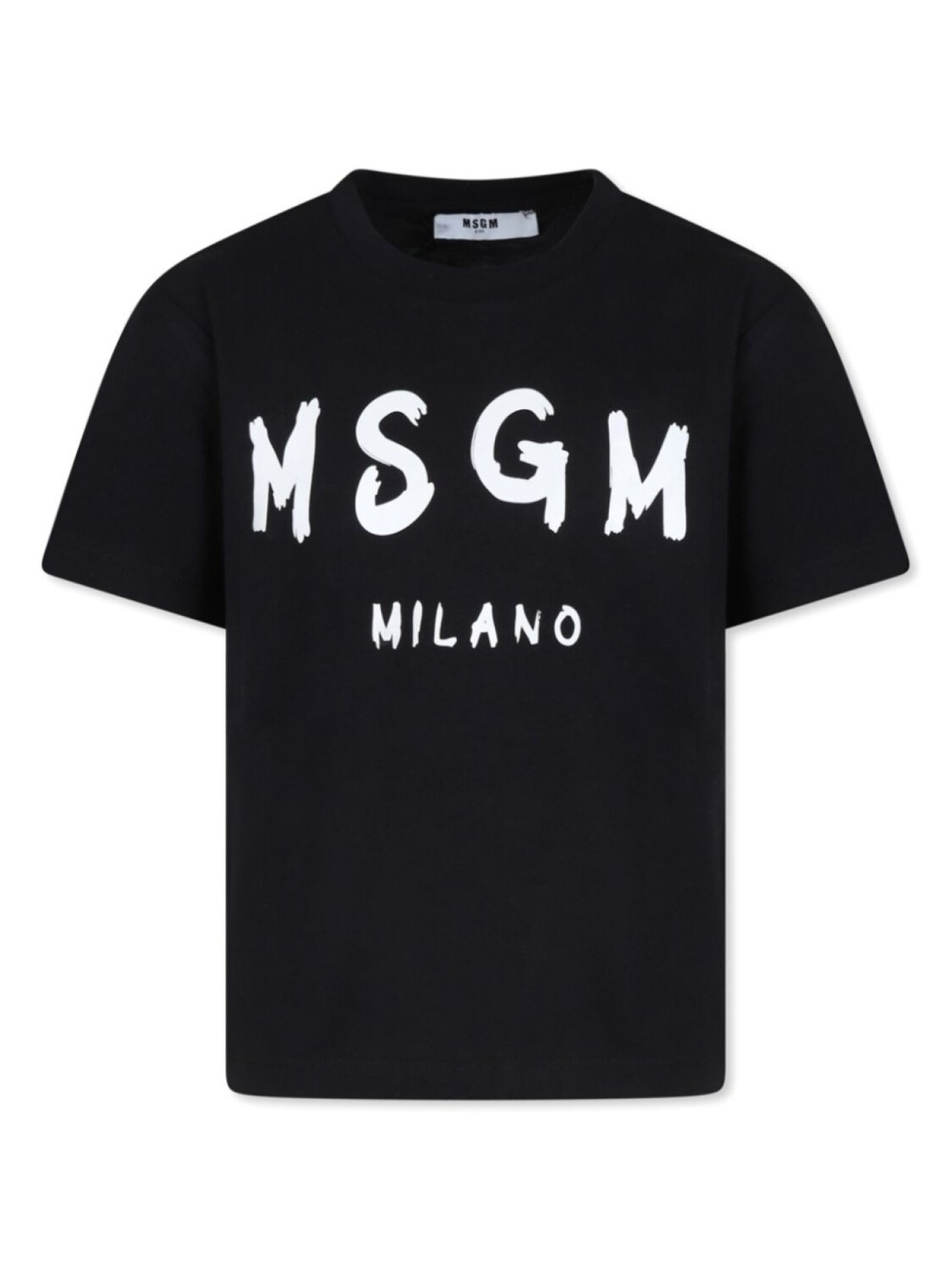 

MSGM Kids футболка с логотипом, черный