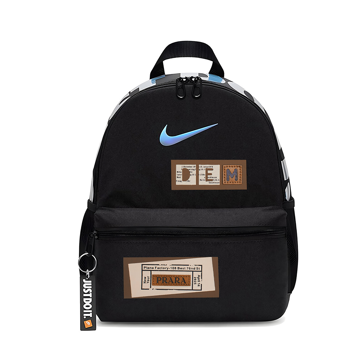 

Nike Тканевый рюкзак Regular Unisex черный, Silemon