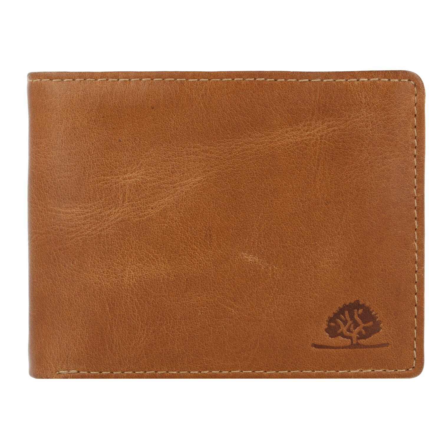 

Кошелек Greenburry Tornado RFID Schutz Leder 13 см, цвет peanut brown