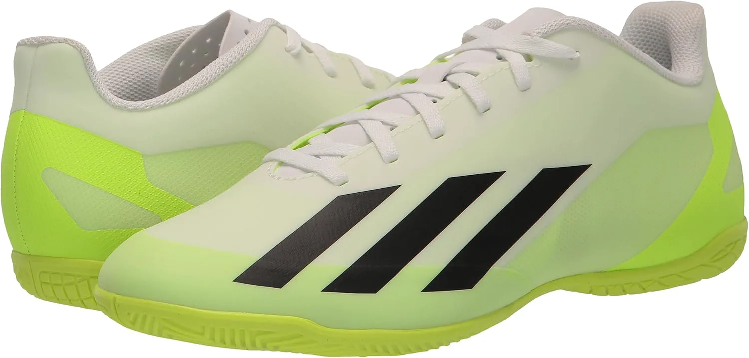 Кроссовки для зала Adidas Unisex-Adult X Crazyfast.4, белый/черный — фото 3