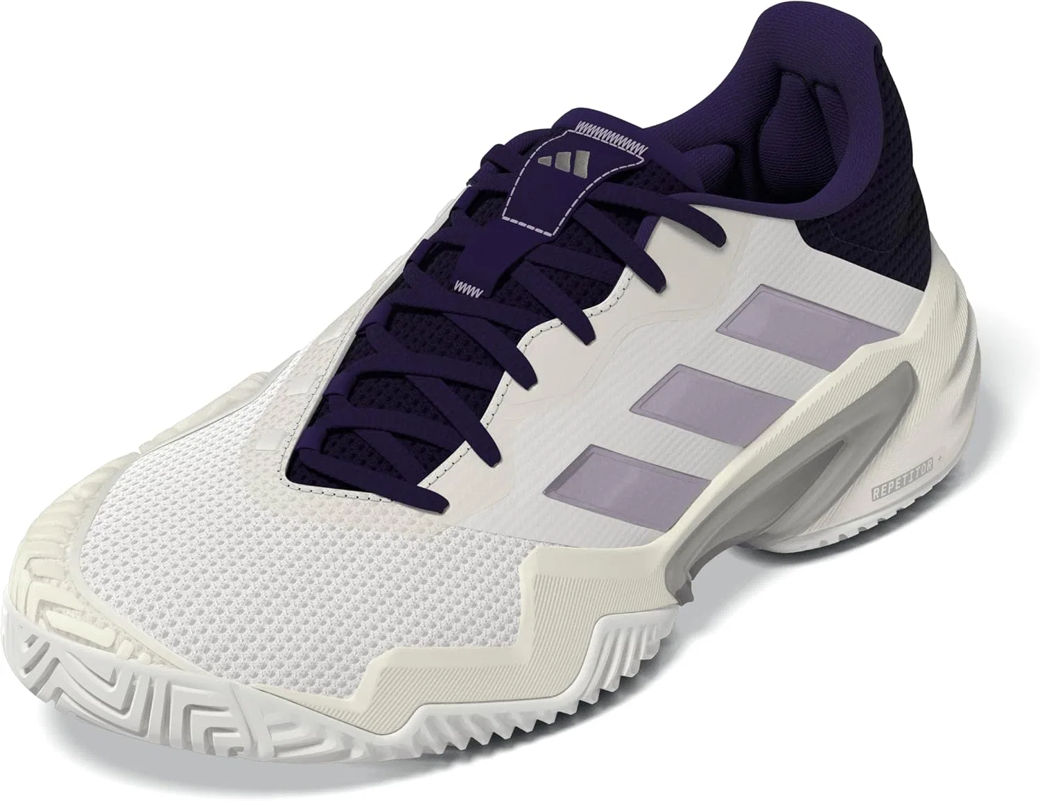 Кроссовки теннисные Adidas Barricade 13, белый/розовый