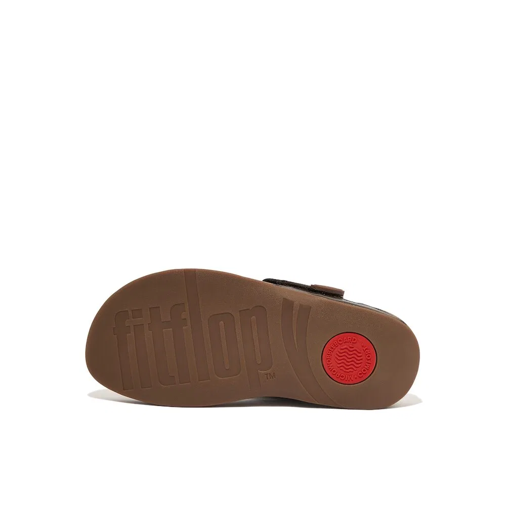 Мужские шлёпанцы Track II Toe Post тёмно-коричневые от Fitflop — фото 3