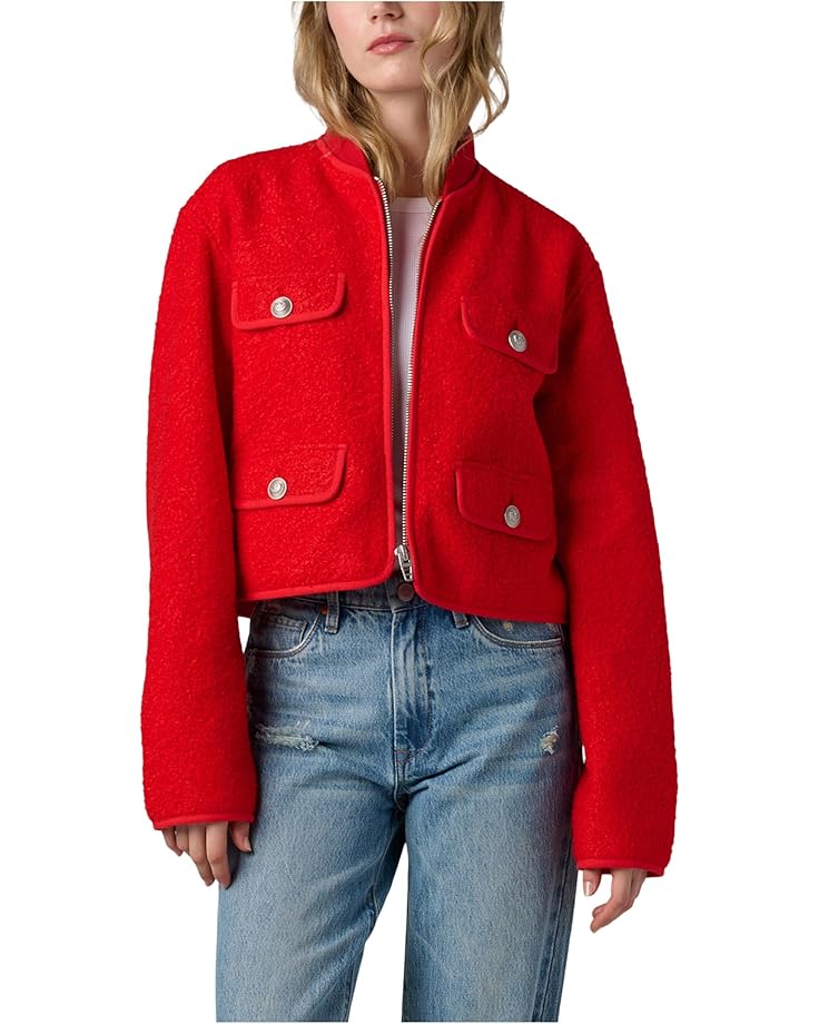 

Женская куртка Blank NYC Flying Private из искусственной шерсти, Red