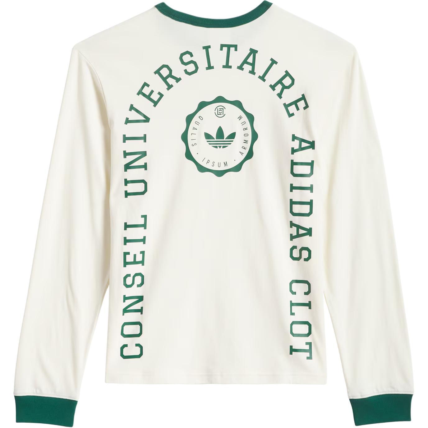 Футболка CLOT BY EDISON CHEN RIB TOP Unisex Adidas Originals, айвори — фото 3