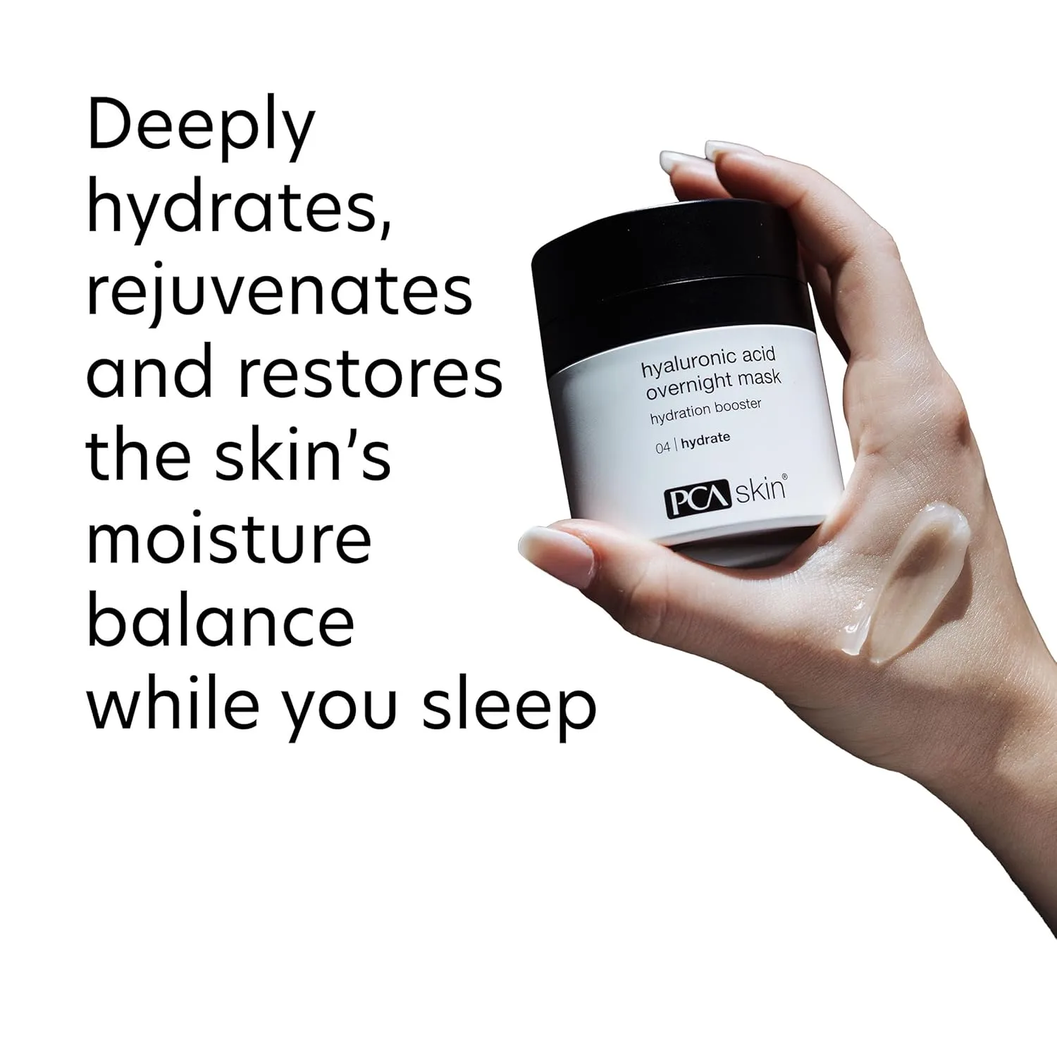 Маска для лица Pca Skin — Overnight Face Mask, гиалуроновая ночная , осветляющая , омолаживает и увлажняет кожу за, 51 г — фото 2