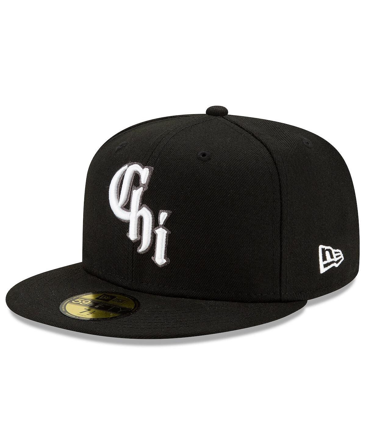 

Мужская черная приталенная шляпа Chicago White Sox City Connect 59FIFTY New Era