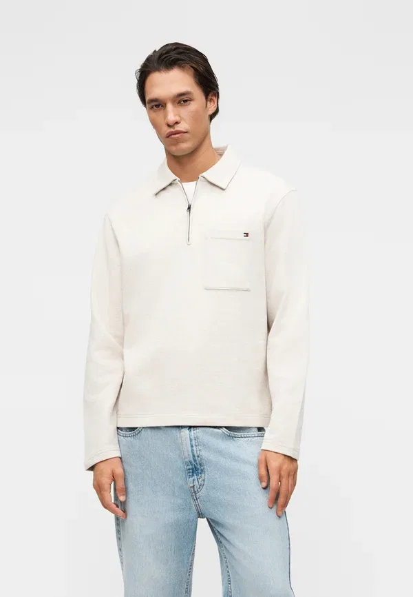 Толстовка Tommy Hilfiger Essential Pocket Core, цвет овсяное молоко