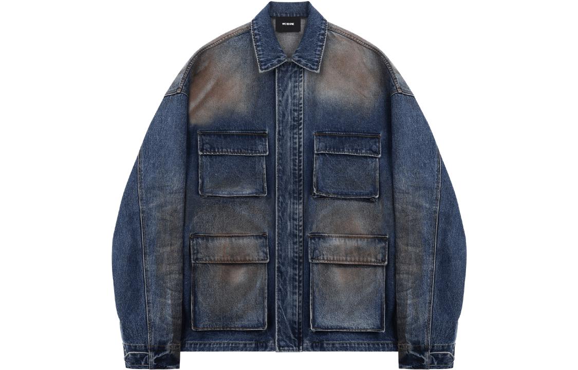 

WE11DONE Джинсовая куртка SS23 Unisex, Blue