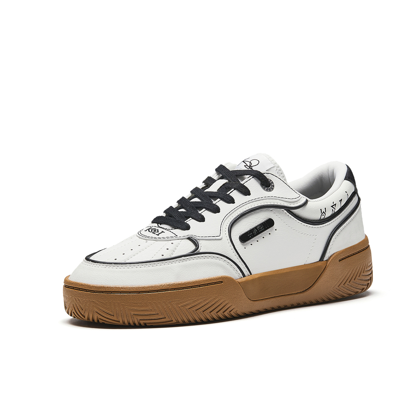 Owen Hélà TRIBE Slip Resistant, Abrasion Resistant, Lightweight, Height Increasing Low top Skateboard Shoes Men's ANTA, papyrus белый-3 — фото 3
