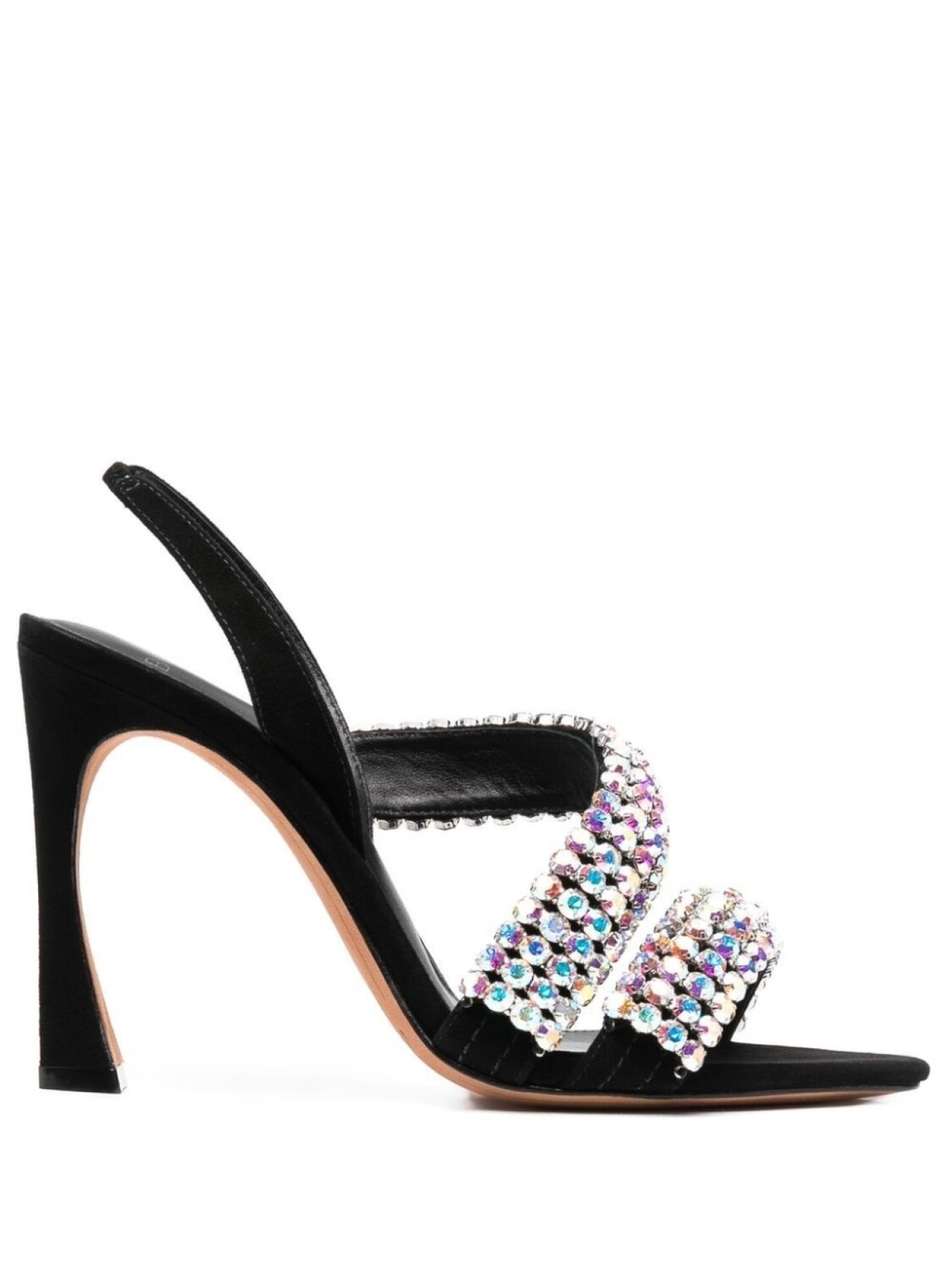 Alexandre Birman босоножки с кристаллами, черный