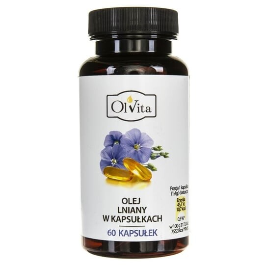 

Olvita, льняное масло в капсулах, 60 капсул.