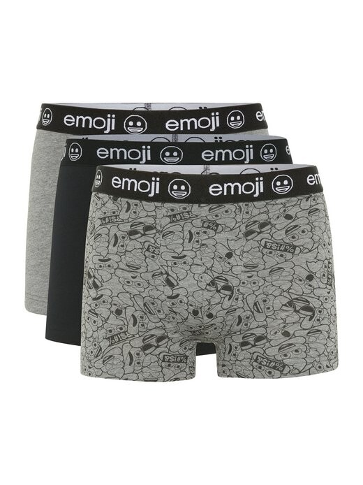 

Боксерские трусы Emoji, черный