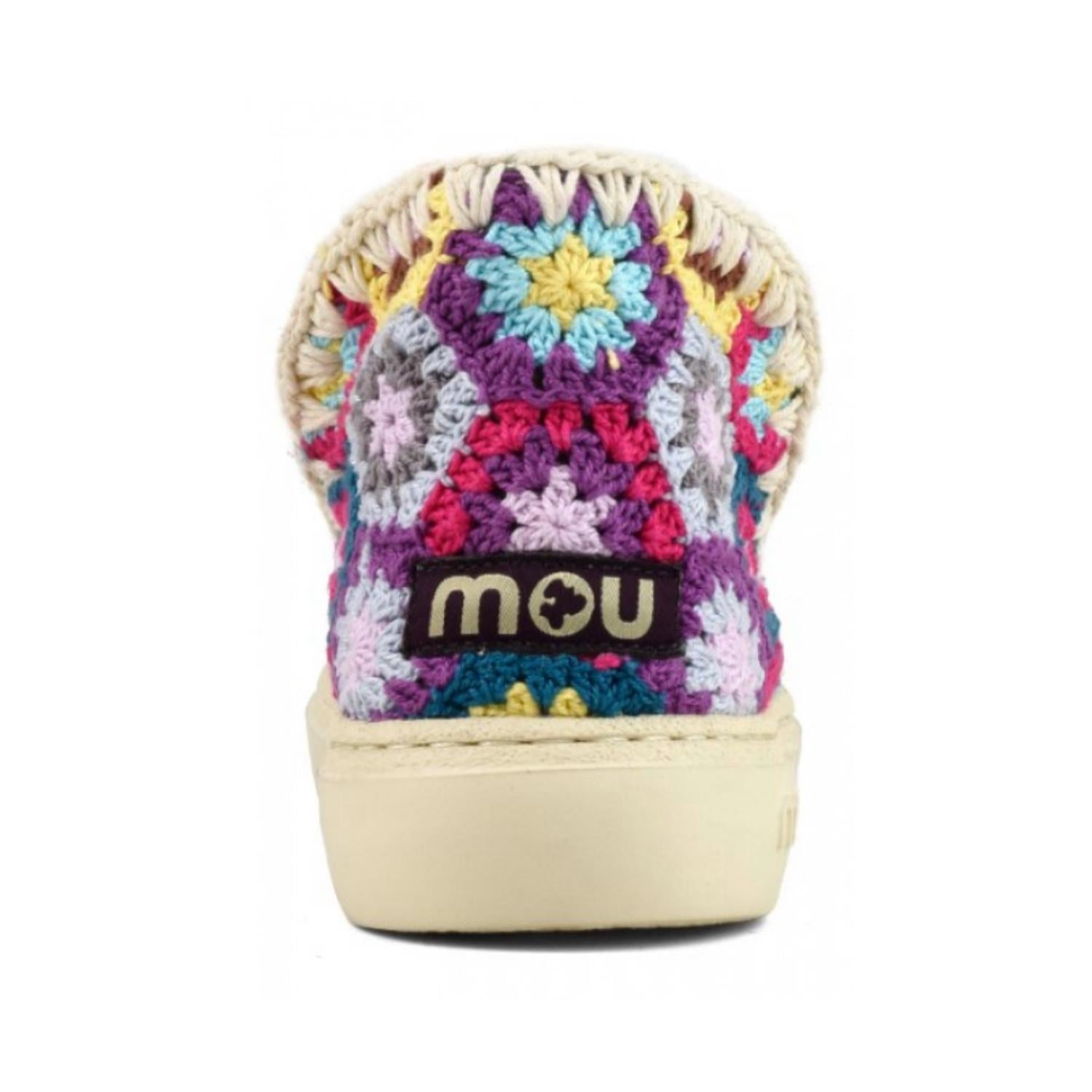 Женские кроссовки Bold Eskimo в разноцветном вязаном стиле Mou, мультиколор — фото 3
