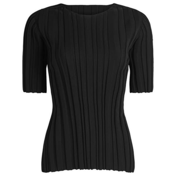 

Футболка из трикотажного полотна Pleats Please Issey Miyake, черный