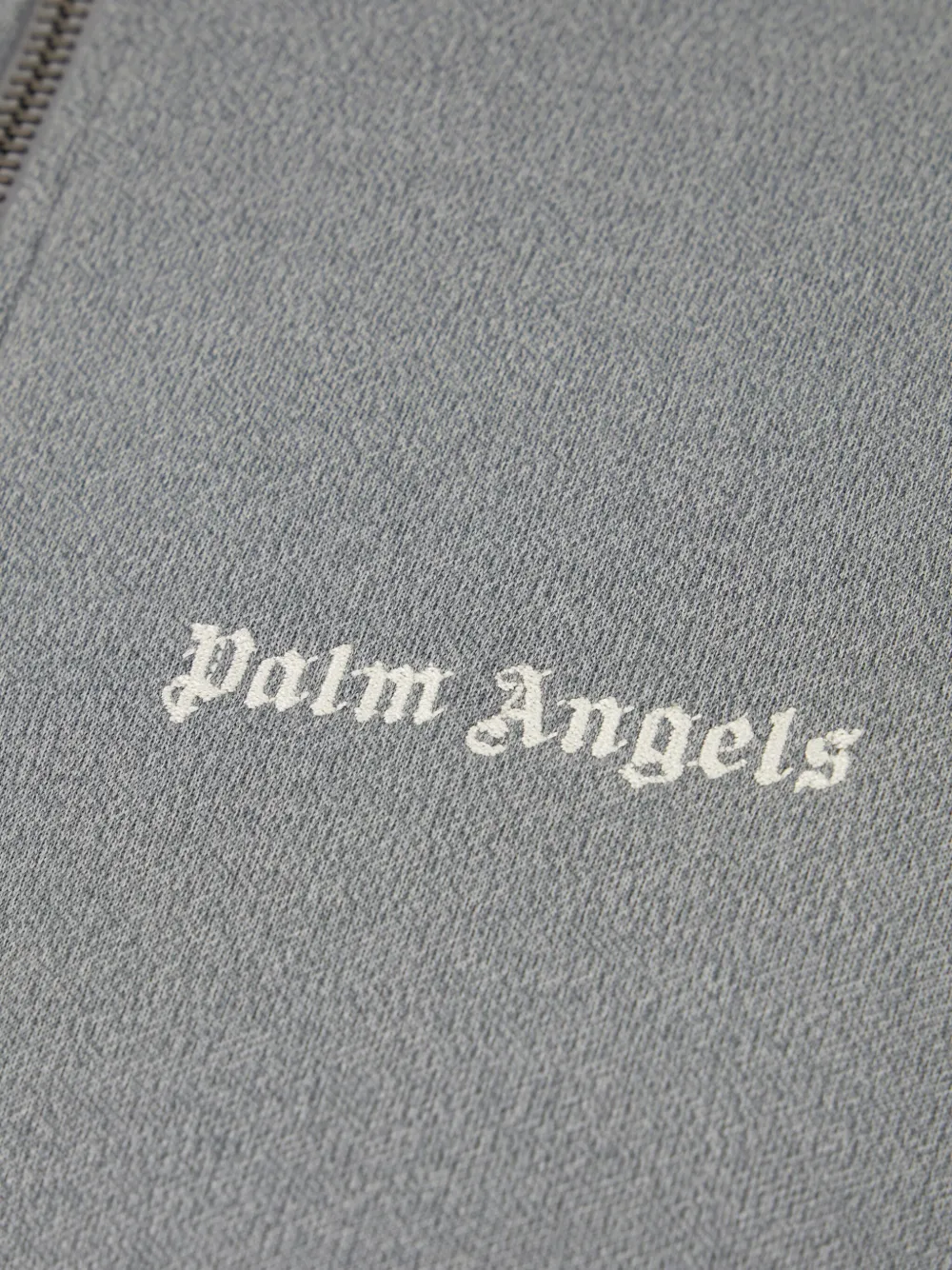 Толстовка на молнии с полосками PALM ANGELS, серый — фото 3