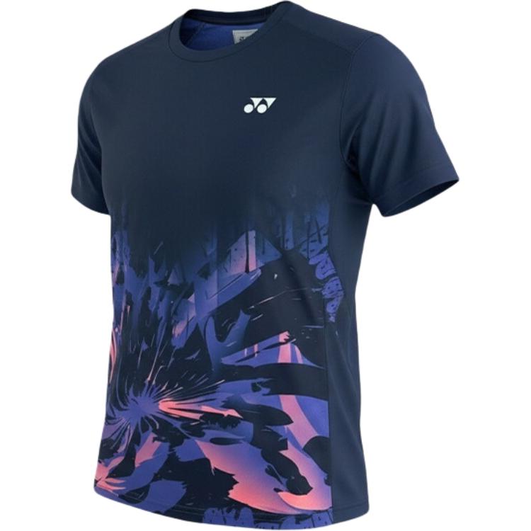 

Футболка для бадминтона Unisex Crew Neck Moderate YONEX, синий