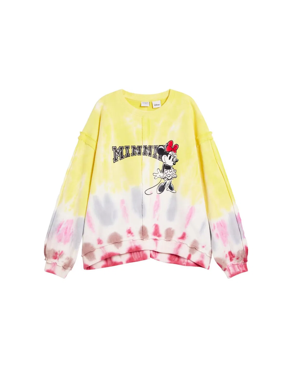 Толстовка Desigual Минни Маус светло-желтого цвета