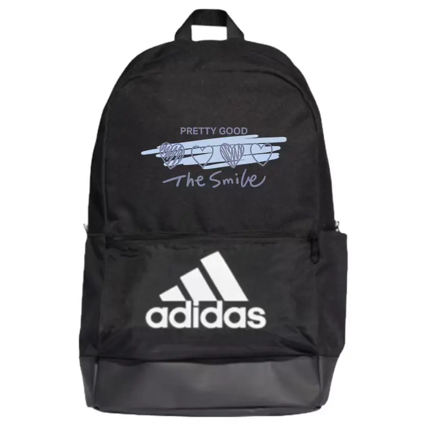 

Adidas Полиэстеровый рюкзак обычный унисекс черный, Loving smile