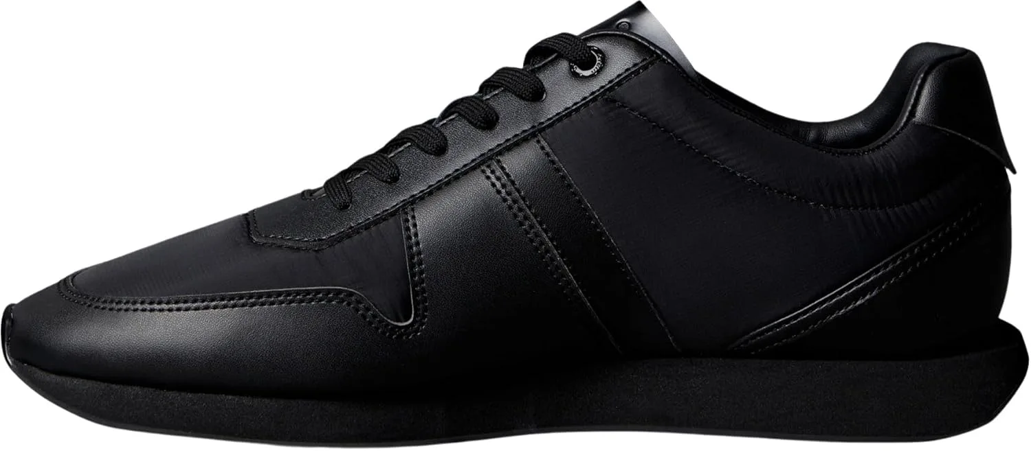 Мужские низкие кеды Calvin Klein Retro Run Lace Mix Emb Tongue Ym0ym01400, черный