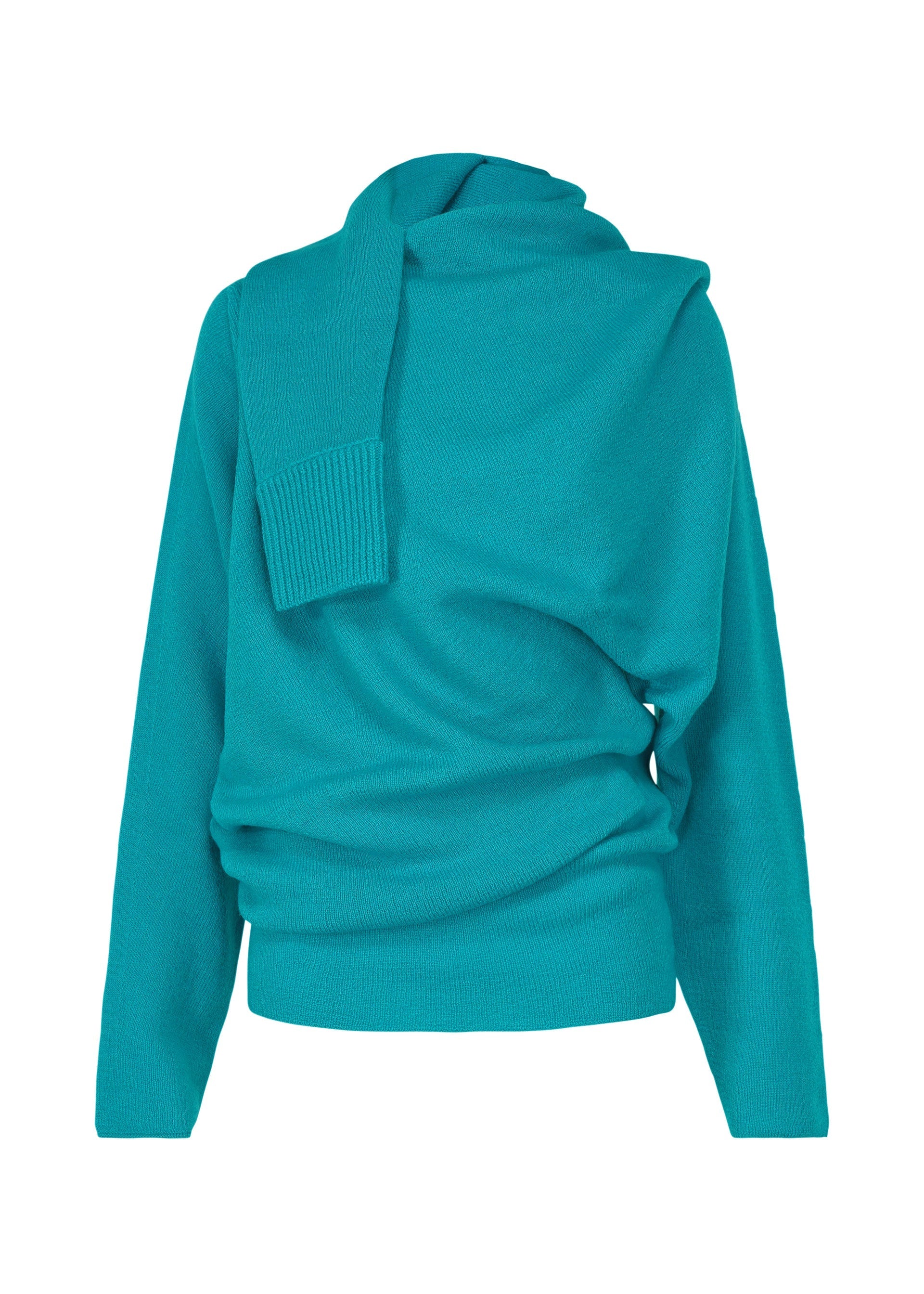 

Топ stretchy wool Issey Miyake, синий