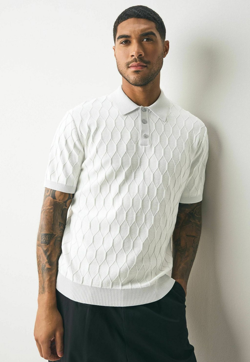 

Рубашка поло REGULAR FIT SHORT SLEEVE Next, серый