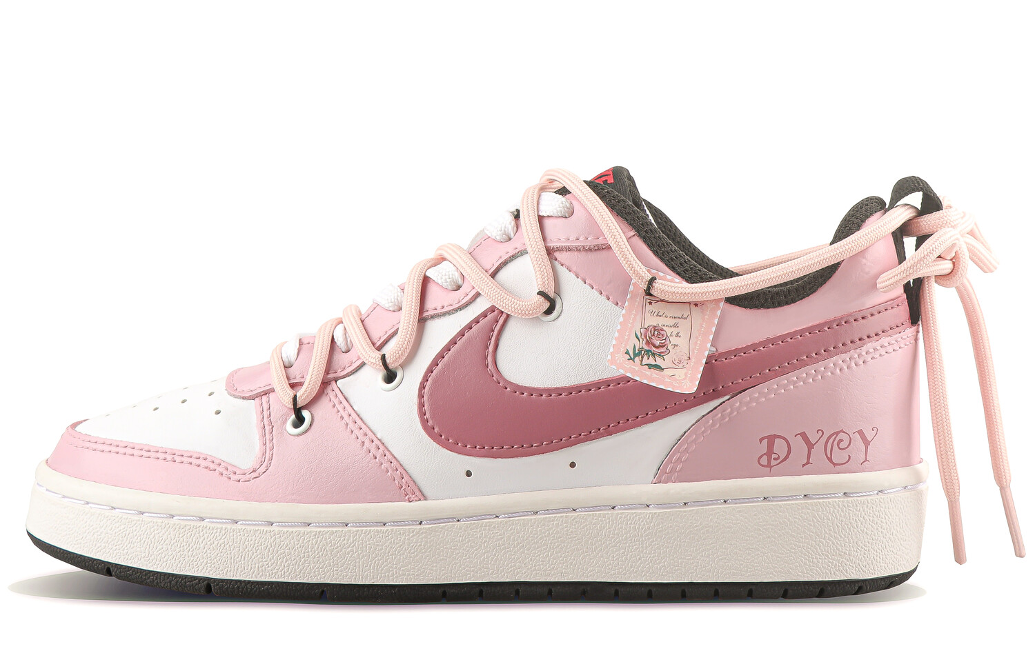 

Кроссовки Nike Skateboard Shoes Women's Low-Top White Pink
