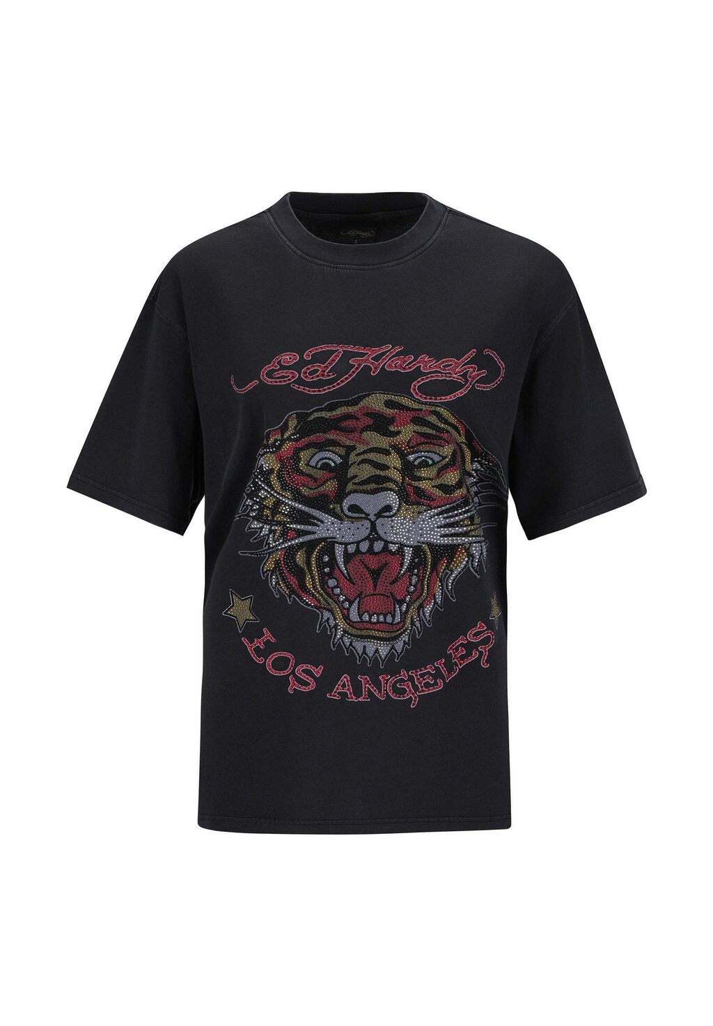 

Футболка с принтом LA TIGER VINTAGE DIAMANTE Ed Hardy, черный