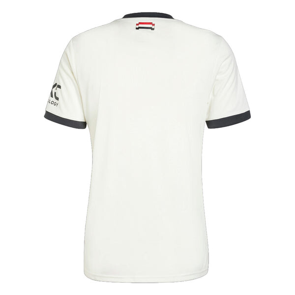 Футболка manchester united 24 25 третья футболка Adidas, белый — фото 2